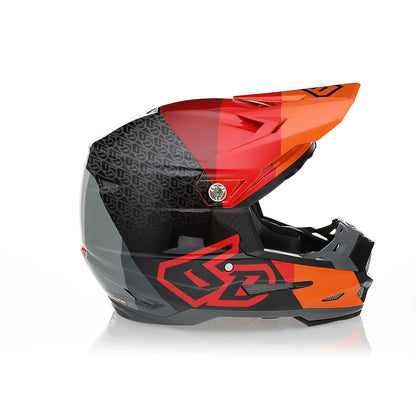 Casco Offroad 6D Helmets Range Red Gloss