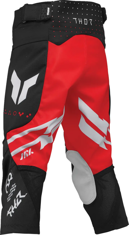 Completo Motocross Thor Launchmode Futura Nero/Rosso Bambino