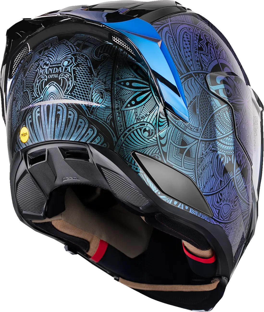 Casco Moto Integrale Icon Ultraflite Opal Mandala Mips