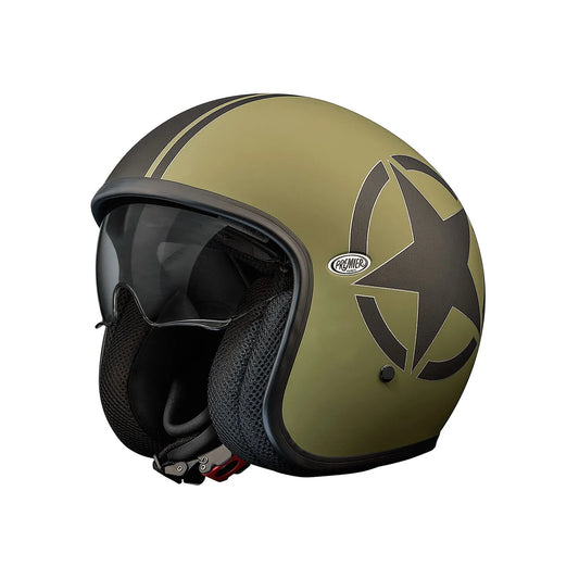 Casco Jet Costum Vintage Premier  Star