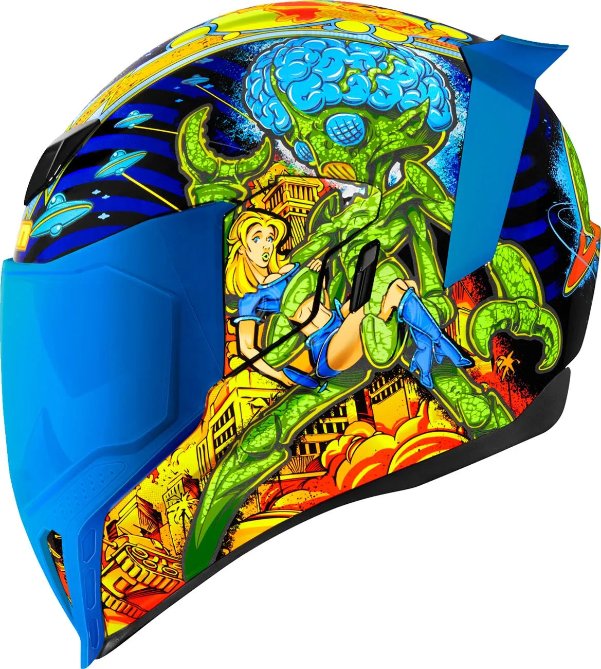 Casco Moto Integrale Icon Airflite Bugoid Blitz